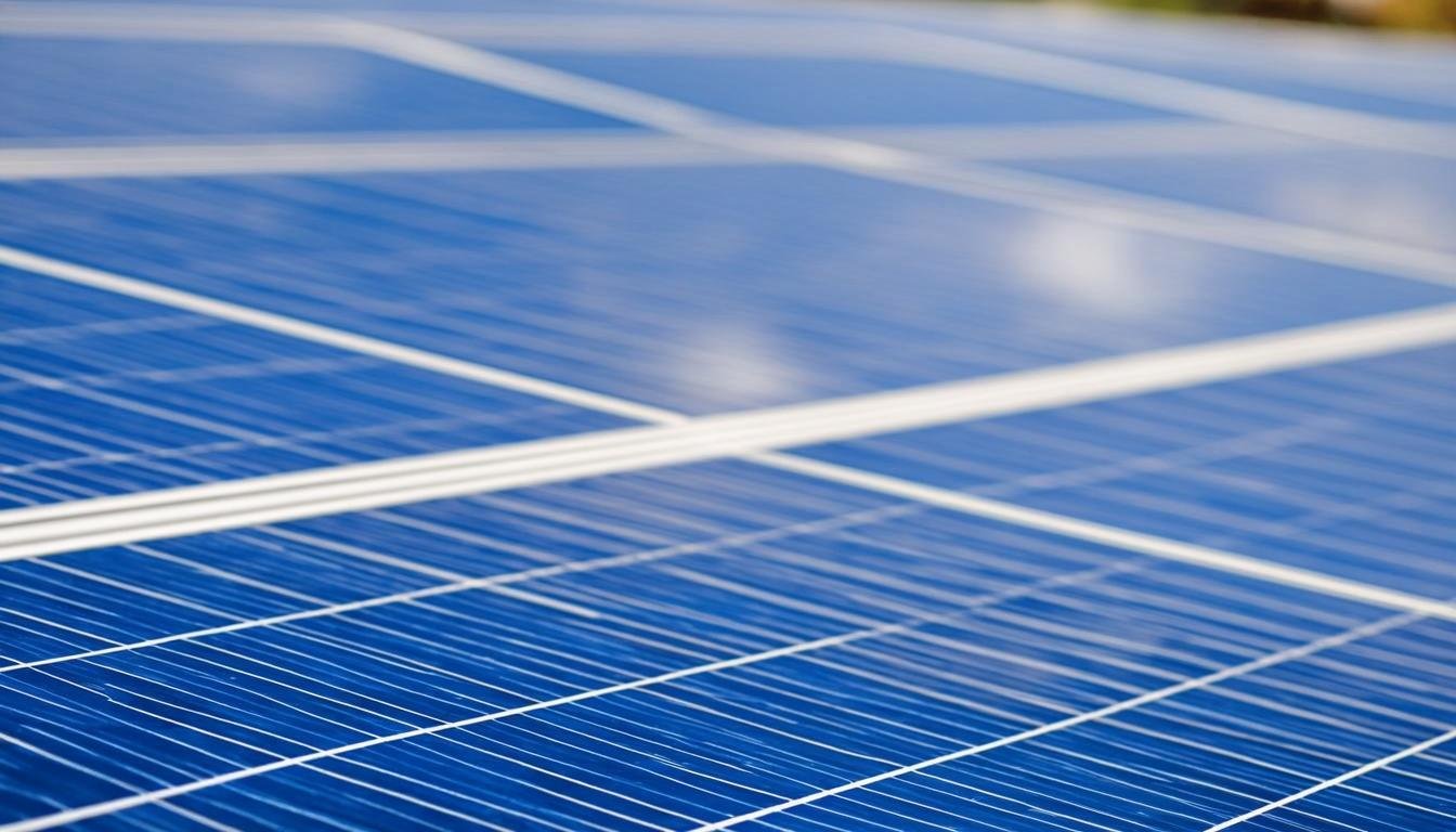 Solar panel close up